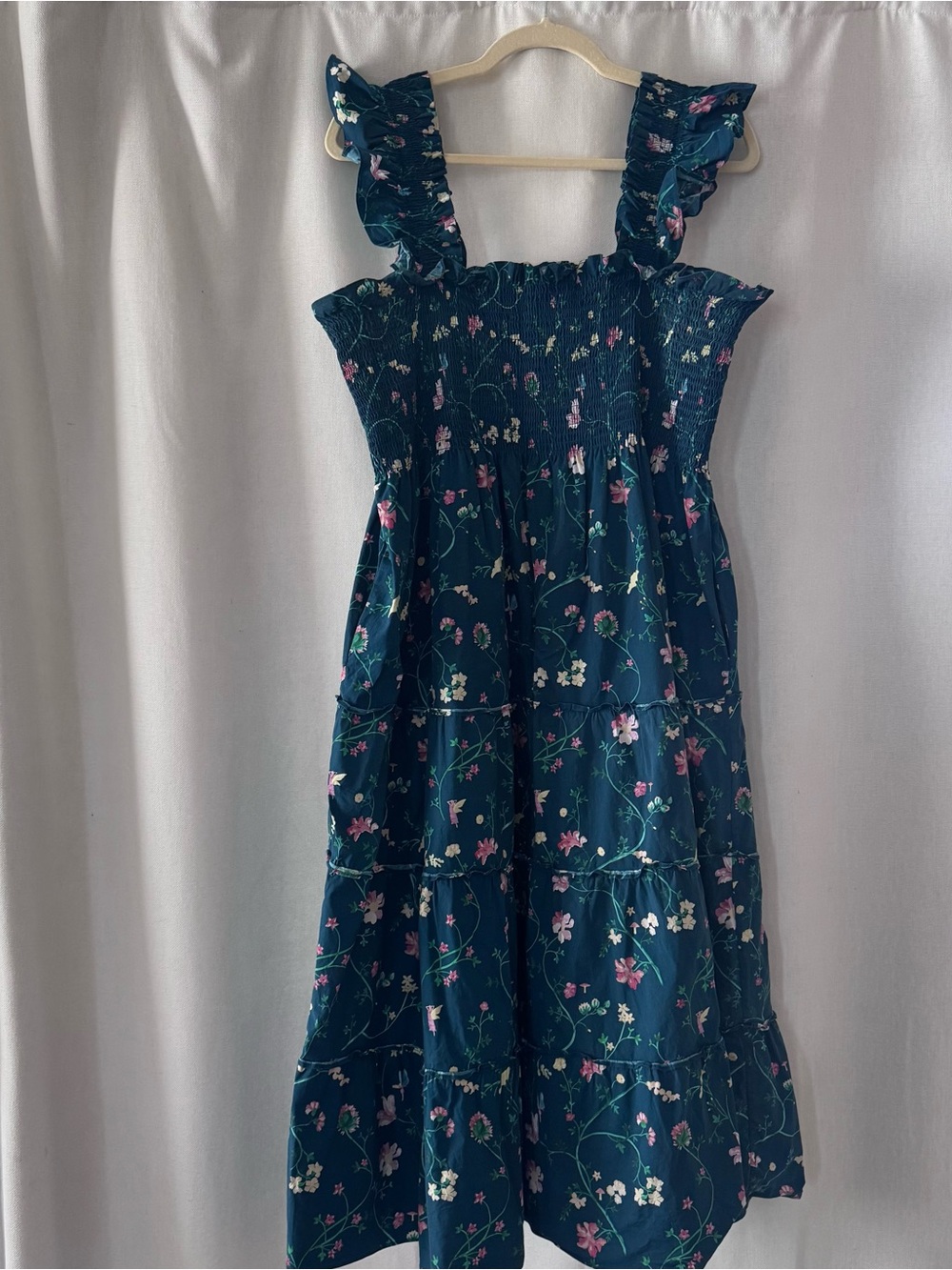 Hill House Ellie Nap Dress - Moody Floral Poplin